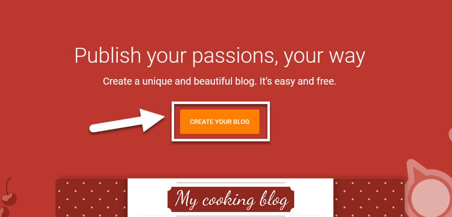 how to create free blog
